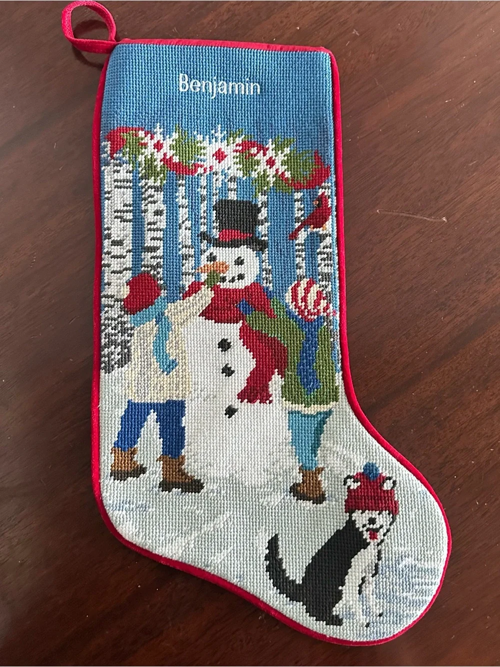 LL Bean Needlepoint 18